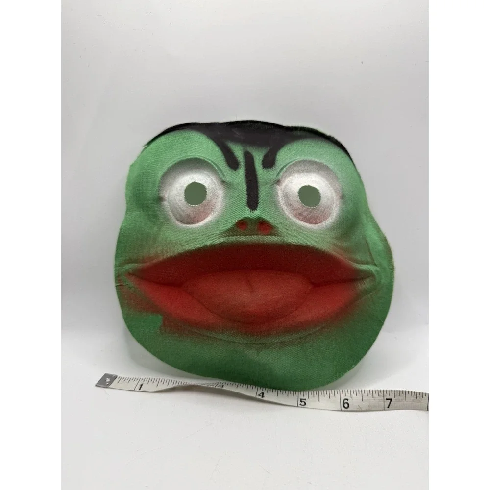Vintage Child's Halloween Masks 1960's Frog